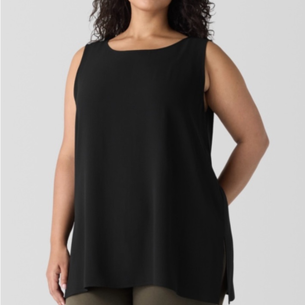 Eileen Fisher Black Tank Top